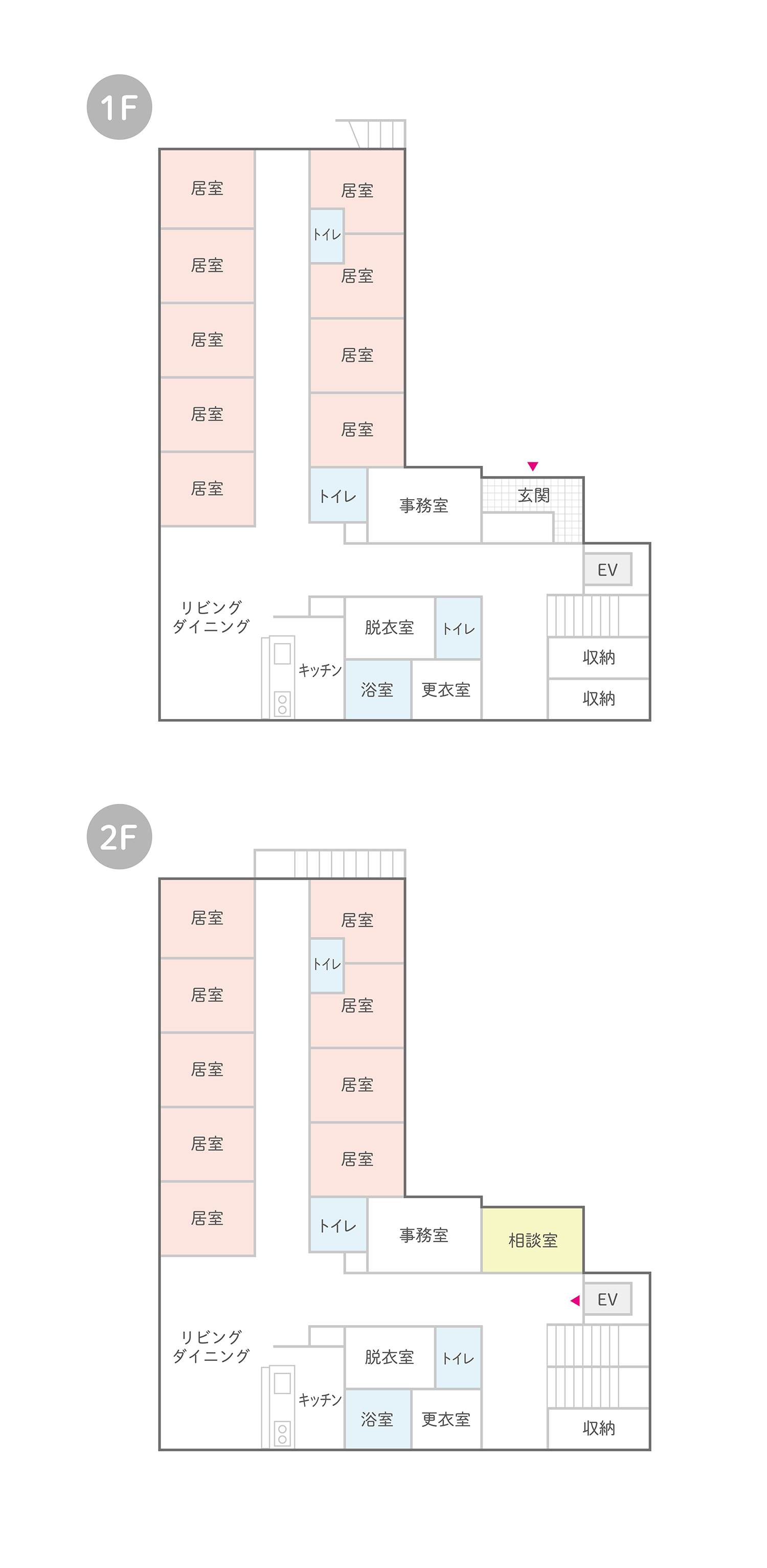 はなまるホーム青戸のフロア見取り図