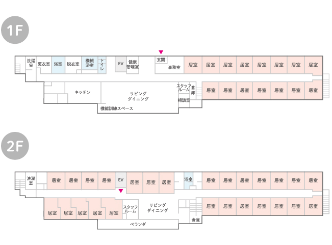 はなまるハウス弥生台のフロア見取り図