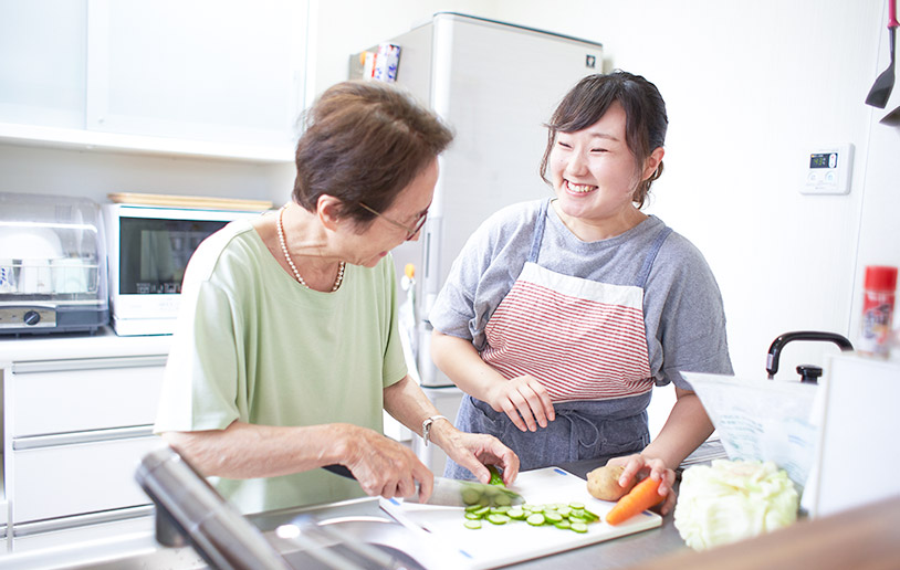 一番の面白さは、利用者様との触れ合い